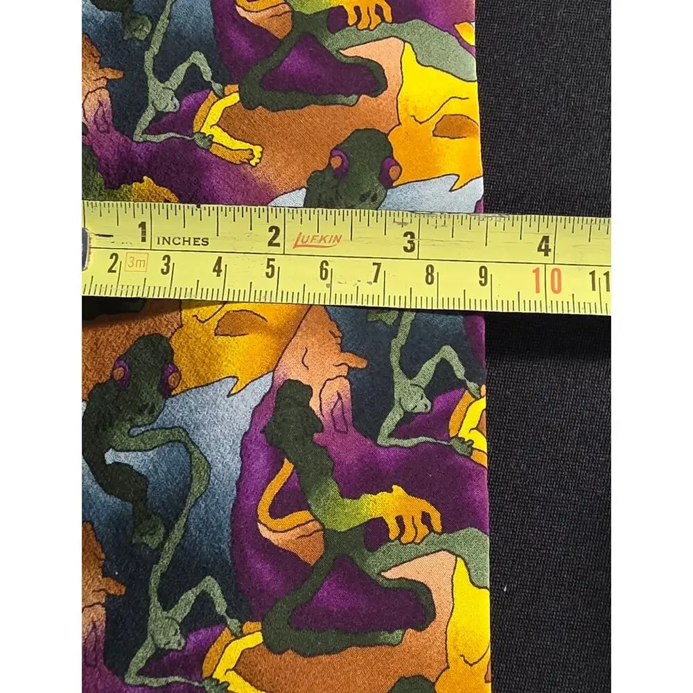 Jerry‎ Garcia Mens Tie Grisman Collection Eight Colorful Abstract Design